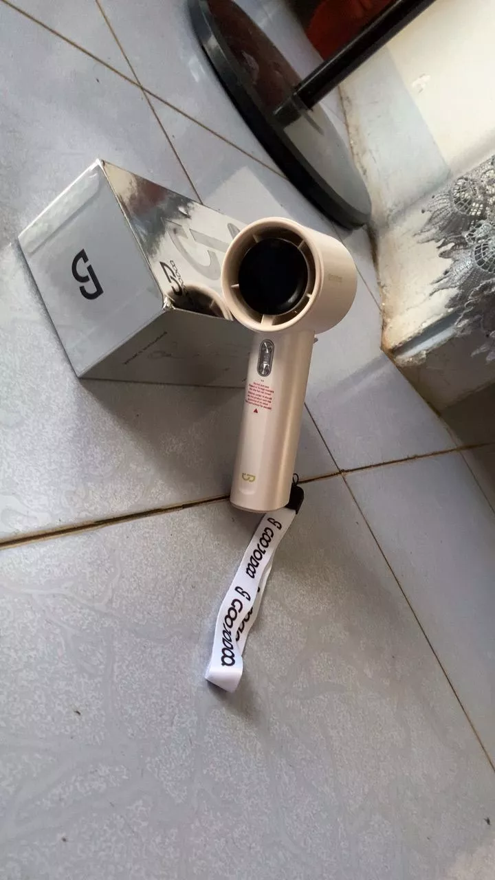 【Tặng quà/Bảo hành nửa năm】GOOJODOQ Quạt Turbo Jet 3600 mAh có thể sạc lại, cầm tay, di động, gió mạnh, tốc độ cao 100 vòng/phút