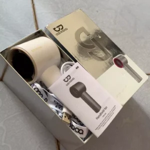 【Tặng quà/Bảo hành nửa năm】GOOJODOQ Quạt Turbo Jet 3600 mAh có thể sạc lại, cầm tay, di động, gió mạnh, tốc độ cao 100 vòng/phút