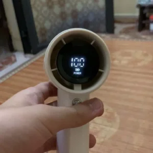 Bảo hành chính thức Quạt mini Goojodoq có màn hình kỹ thuật số LED