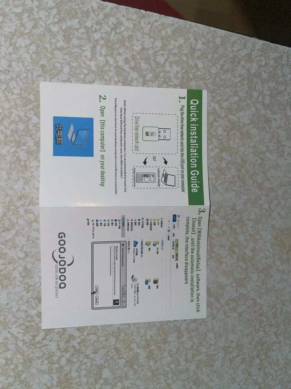Bộ Thu Phát wifi Goojodoq 1300mbps USB 3.0 2 Râu Kết Nối Mạng Không Dây 2.4G+5G