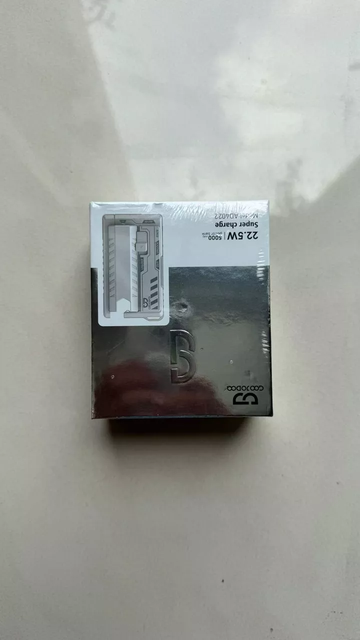 GOOJODOQ 22.5w 10000Mah Sạc dự phòng di động Hai pin Mecha Style Nhẹ Typc-C / Lighiting Giao diện kép Power Bank