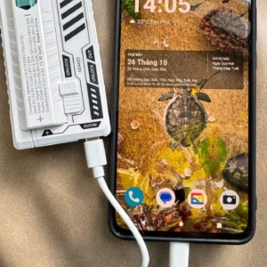 GOOJODOQ 22.5w 10000Mah Sạc dự phòng di động Hai pin Mecha Style Nhẹ Typc-C / Lighiting Giao diện kép Power Bank