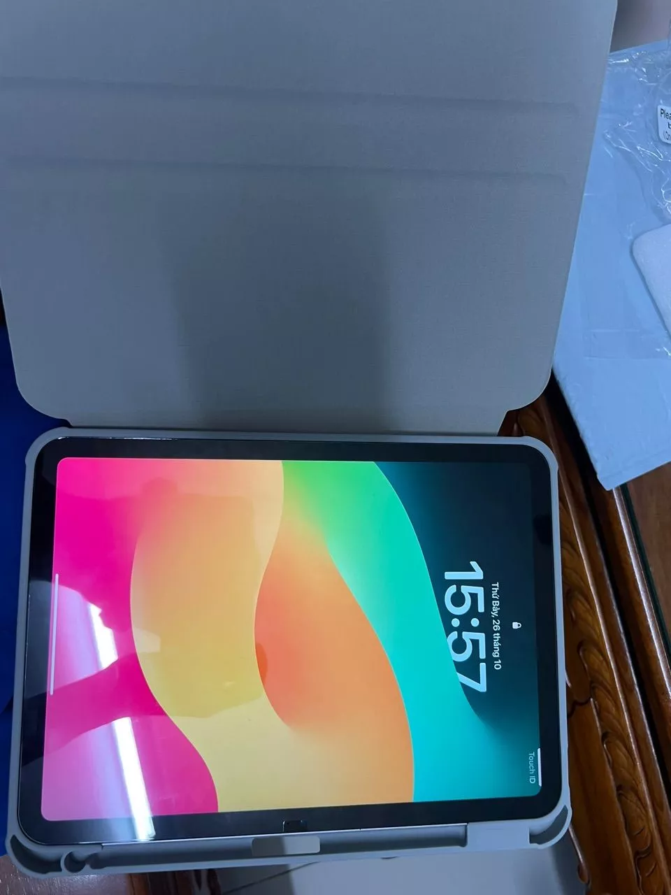 Bao da ipad GOOJODOQ choAir 4/5 Pro 11 10th 9th 8th 7th Gen với Giá đỡ Xoay 360°