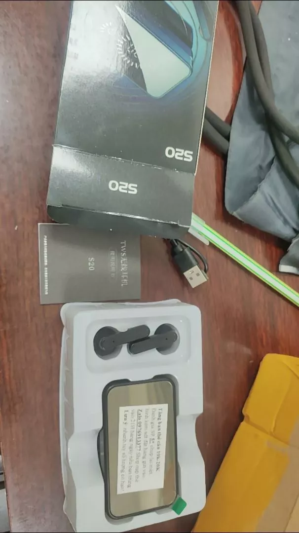 Tai nghe bluetooth không dây S20 cảm ứng, bass cực hay, siêu nhỏ gọn, pin trâu - AUDIO365
