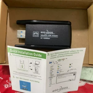 Bộ Thu Phát wifi Goojodoq 1300mbps USB 3.0 2 Râu Kết Nối Mạng Không Dây 2.4G+5G