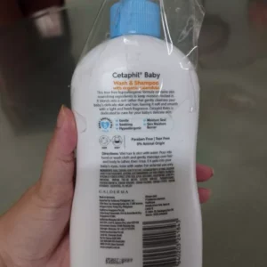 Sữa tắm gội dưỡng ẩm dịu lành cho bé với Calendula hoa cúc hữu cơ CETAPHIL BABY W&SHAMPOO CALENDULA 400ML
