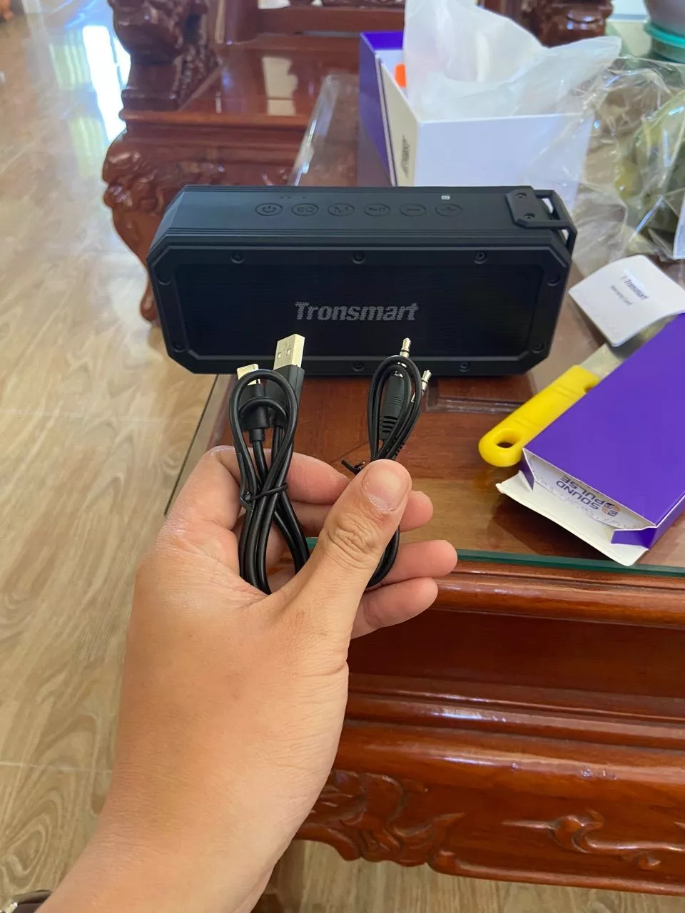 Loa Bluetooth Tronsmart Element Force+ Công suất 40W | 15H chơi nhạc | 3 chế độ Bass | Bảo hành 12 tháng