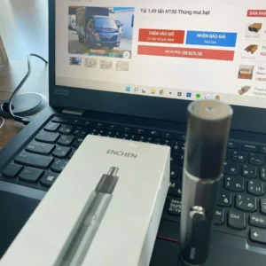 Máy tỉa lông mũi Enchen EN001 sạc pin Type-C đầu cạo tròn ẩn tháo rời, động cơ mạnh mẽ giảm ồn