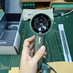 Quạt Cầm Tay Cao Cấp JISULIFE Pro1 (FA53 ABS) - Màn LED Hiển Thị - Sử Dụng Lên Đến 12H - Bảo Hành Chính Hãng 12 Tháng