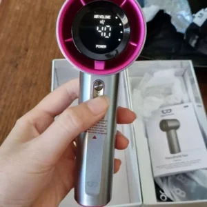Quạt mini GOOJODOQ 3600 mAh có thể sạc lại cầm tay di động gió mạnh 100 tốc độ cao turbo phản lực