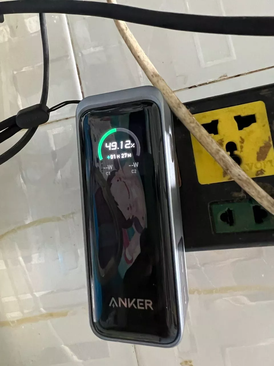 Sạc dự phòng Anker kiêm củ sạc 2in1 Prime Fusion 9600mAh 65W | 2 cổng USB-C | Màn hình | Sạc nhanh - A1339