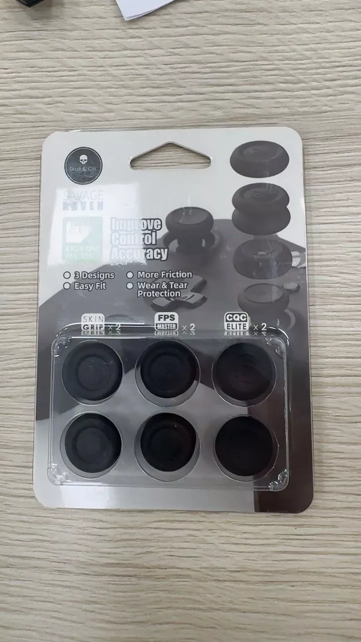 Bộ nút bọc Analog Skull & Co cho tay cầm PS4 / PS5 / Switch Pro Controller - Vỉ 3 cặp