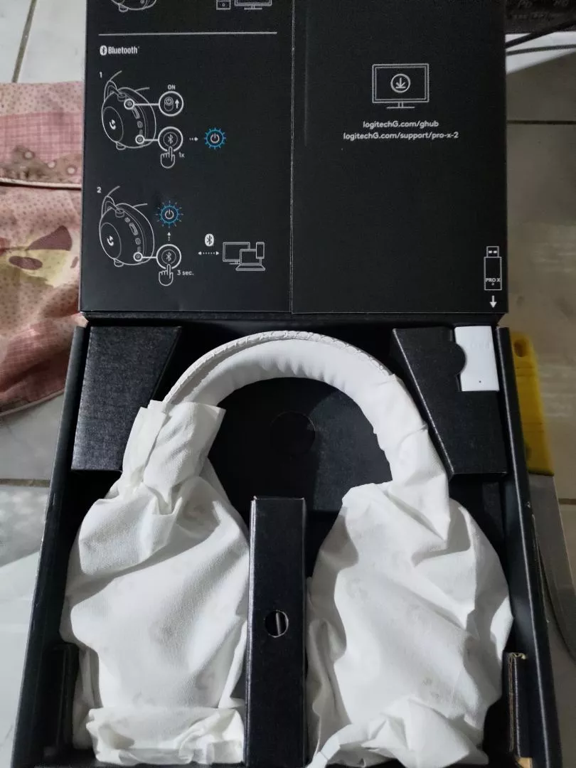 Tai nghe gaming không dây Logitech G Pro X 2 LIGHTSPEED Âm vòm DTS Bluetooth/USB