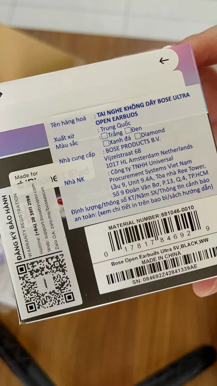 Tai nghe Bose Ultra Open Earbuds