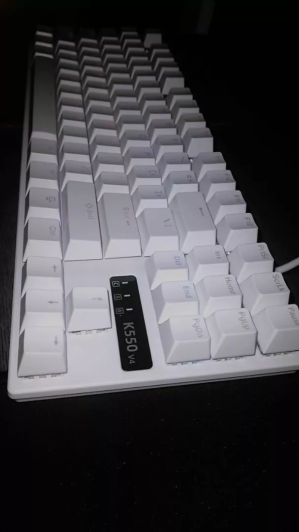 Bàn phím cơ Gaming K550 Ziyou V4 Red Switch - Có Hot-swap TKL 87 phím , LED Rainbow , chống nước
