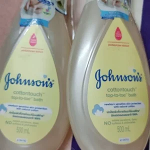 Combo 2 Chai Sữa Tắm Gội Toàn Thân Mềm Mịn Johnson's Baby Bath Cotton Touch 500mlx2