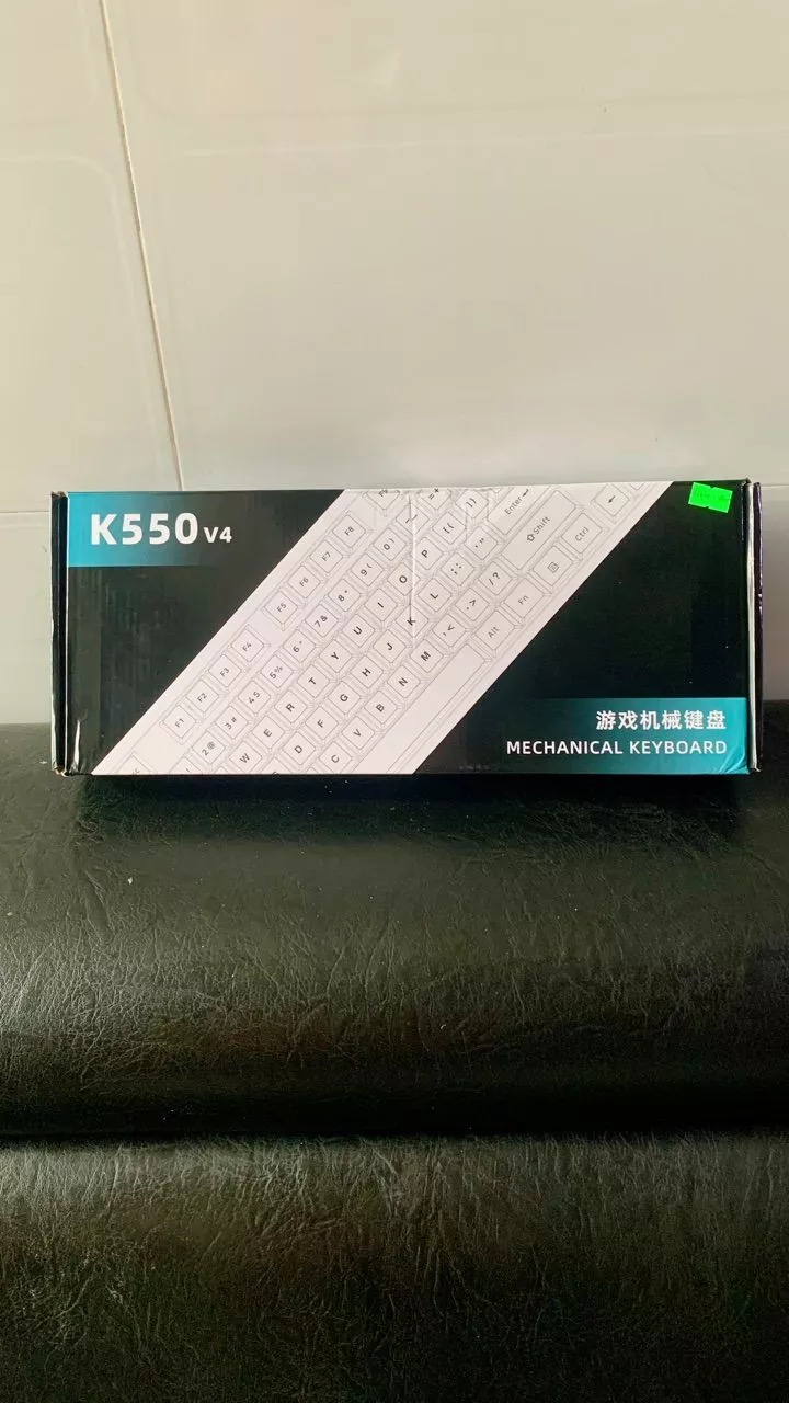 Bàn phím cơ Gaming Ziyou K550 V4 Red Switch TKL 87 phím, 10 chế độ Led, chống nước