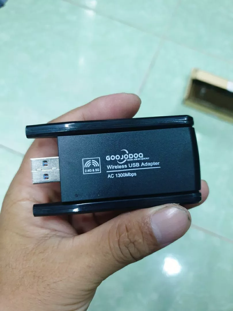 Bộ Thu Phát wifi Goojodoq 1300mbps USB 3.0 2 Râu Kết Nối Mạng Không Dây 2.4G+5G