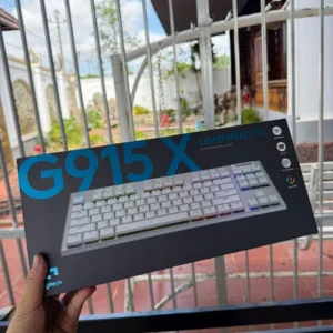 Bàn phím Gaming không dây Lowprofile Logitech G915 X LIGHTSPEED TKL, Mũ phím PBT, nút lập trình, RGB