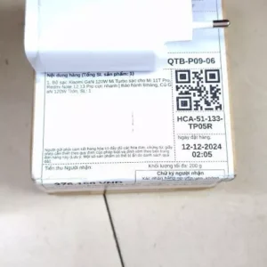 Bộ sạc Mi GaN 120W Mi Turbo sạc cho Mi 14T Pro, Redmi Note 12,13 Pro cực nhanh | Bảo hành 6 tháng