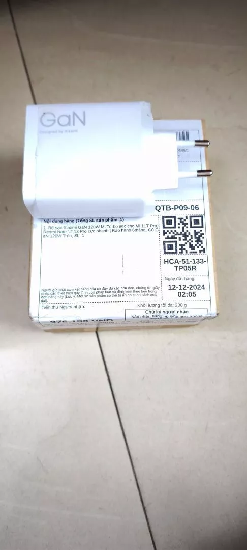 Bộ sạc Mi GaN 120W Mi Turbo sạc cho Mi 14T Pro, Redmi Note 12,13 Pro cực nhanh | Bảo hành 6 tháng