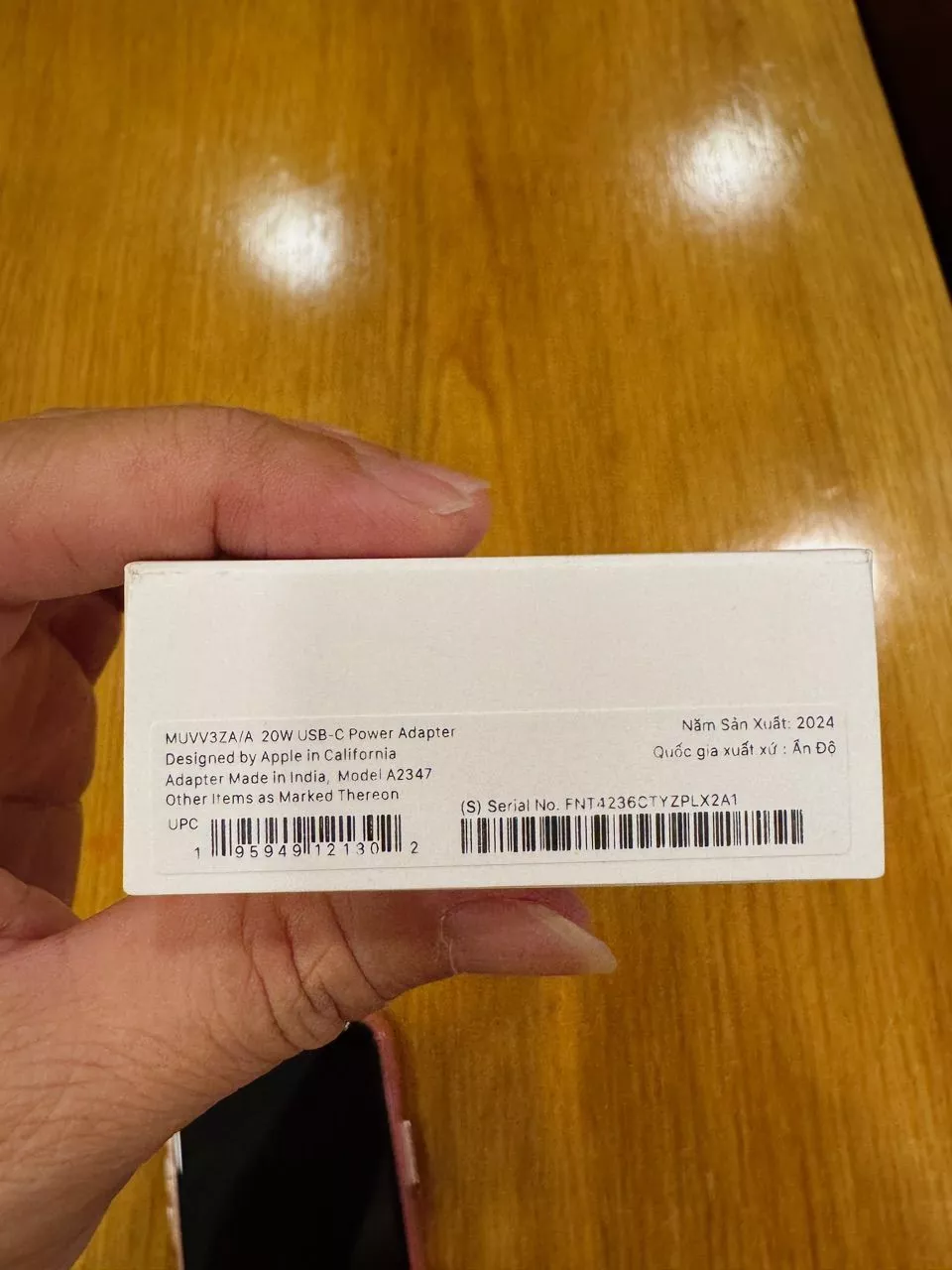 Sạc Apple 20W USB-C Power Adapter