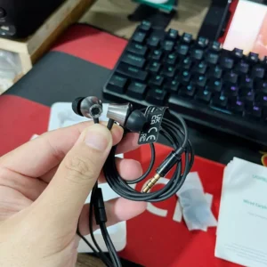 Tai nghe nhét tai UGREEN Aux, Tai nghe có dây 3,5 mm Điều khiển âm lượng cách ly tiếng ồn có micrô cho AndroidMP3 / MP4 / Pad