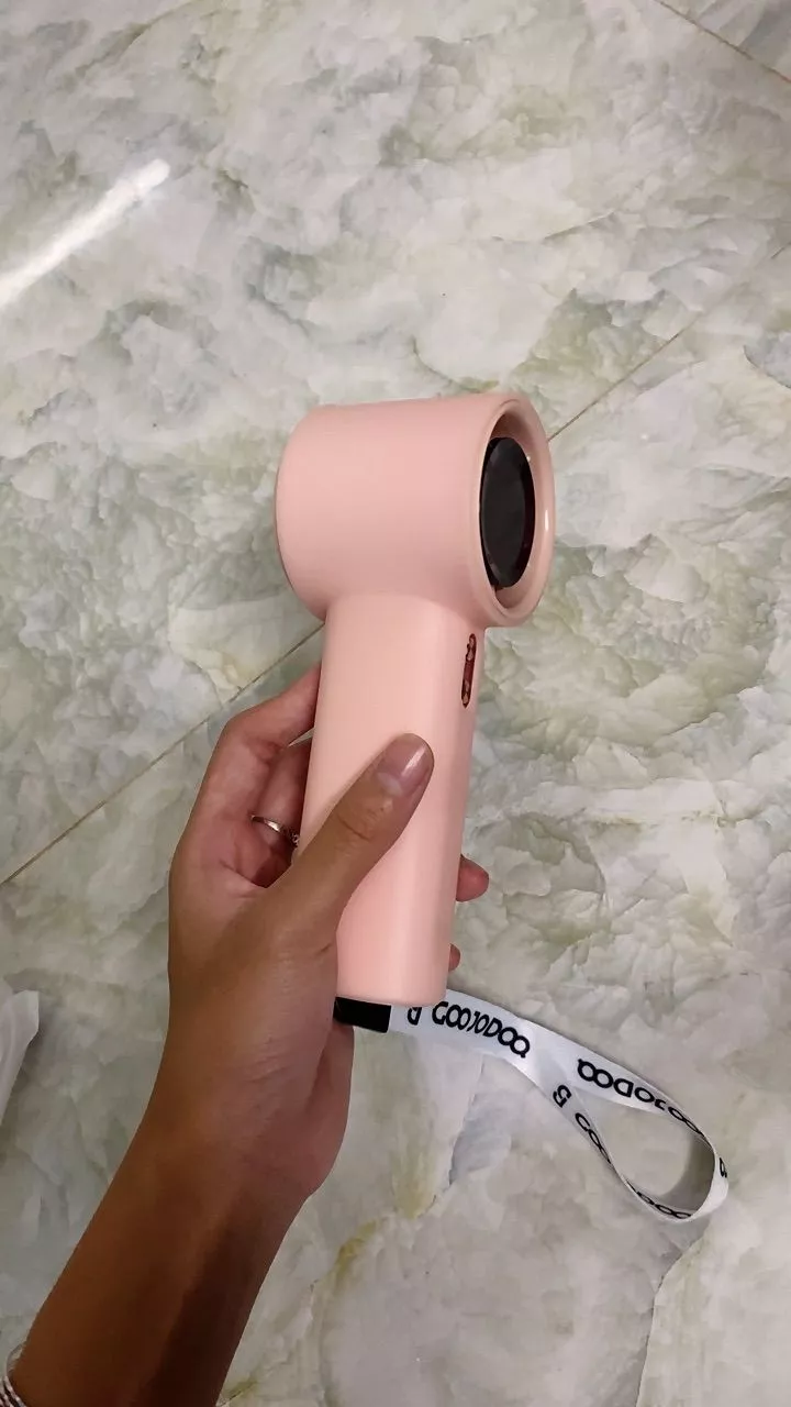 【Tặng quà/Bảo hành nửa năm】GOOJODOQ Quạt Turbo Jet 3600 mAh có thể sạc lại, cầm tay, di động, gió mạnh, tốc độ cao 100 vòng/phút