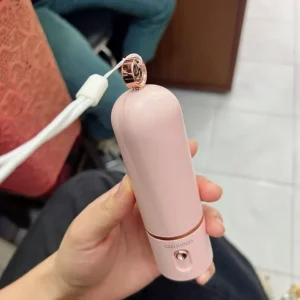 Quạt mini cầm tay GOOJODOQ, 3 tốc độ, cánh quạt bền bỉ sạc Type-c