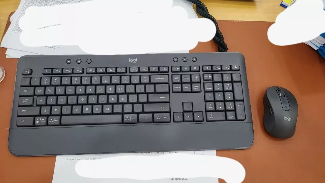 Combo Bàn phím Logitech K650 & Chuột Logitech M650 - Bluetooth, USB Bolt