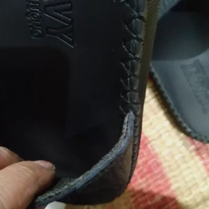 Dép Quai Ngang Nam Da Bò 100% DONAVY Cao Cấp, Dập Quai Cá Sấu Fashion D.CSL