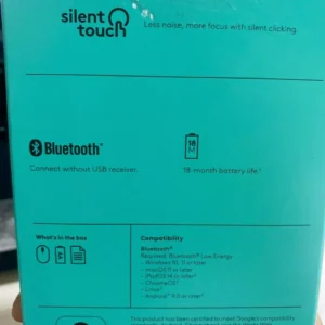 Chuột Bluetooth Logitech M240 Silent - Không dây, Nhỏ gọn, Tương thích Windows, macOS, ChromeOS