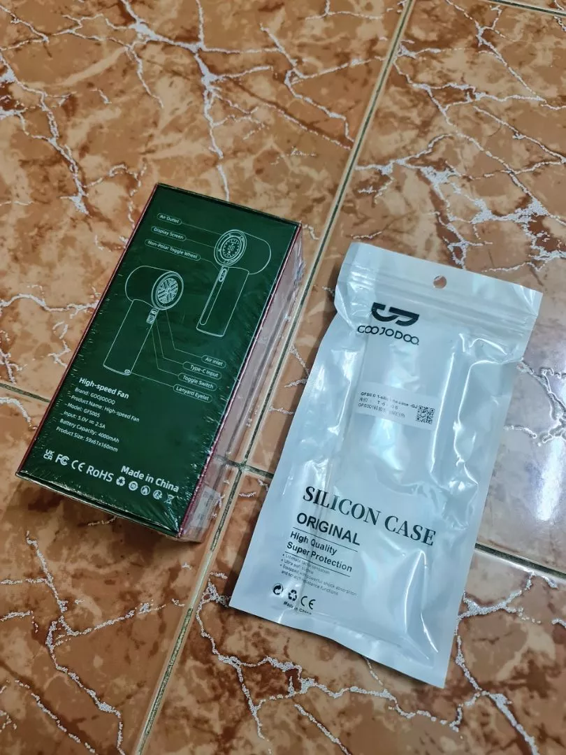 Vỏ bảo vệ quạt mini Goojodoq Siliconecầm tay di động silicon bảo vệ quạt tốt
