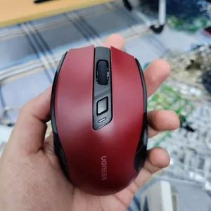 Chuột không dây UGREEN, 6 nút im lặng, 2.4G có đầu thu Mini USB, cài đặt DPI 5 cấp độ 4000DPI, máy tính xách tay PC / Mac / Linux