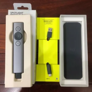 Bút trình chiếu không dây 30m Logitech Spotlight - Bluetooth, USB, phóng to để nhấn mạnh