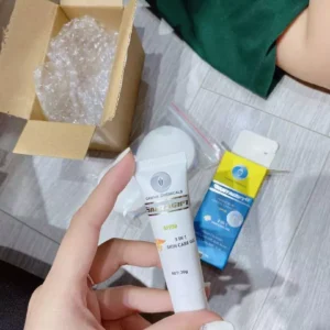 Kem Mụn SANTAGIFT Gel Giảm Mụn ẩn Trứng Cá chấm mụn Ngừa Thâm Mờ Sẹo Dưỡng Da Trắng sáng chống nắng