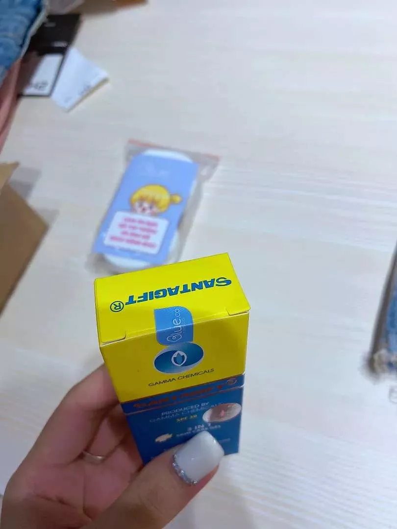 Kem Mụn SANTAGIFT Gel Giảm Mụn ẩn Trứng Cá chấm mụn Ngừa Thâm Mờ Sẹo Dưỡng Da Trắng sáng chống nắng