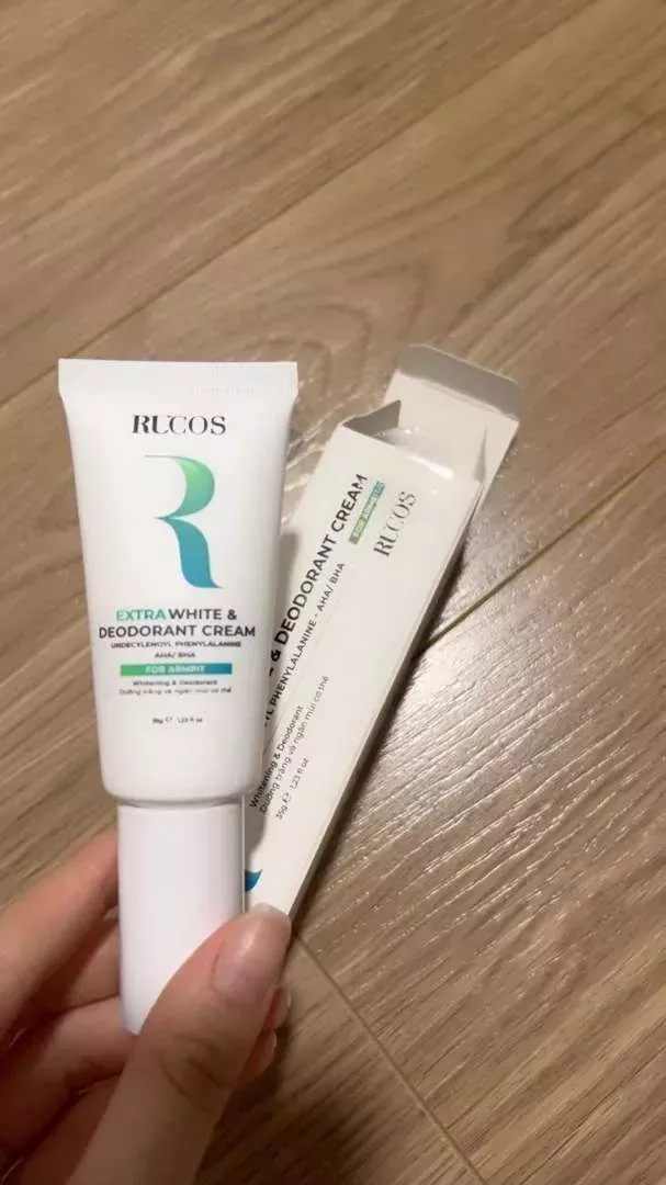 Kem trắng nách khử mùi, giảm thâm vùng mông, nách, bẹn Extra White & Deodorant Rucos