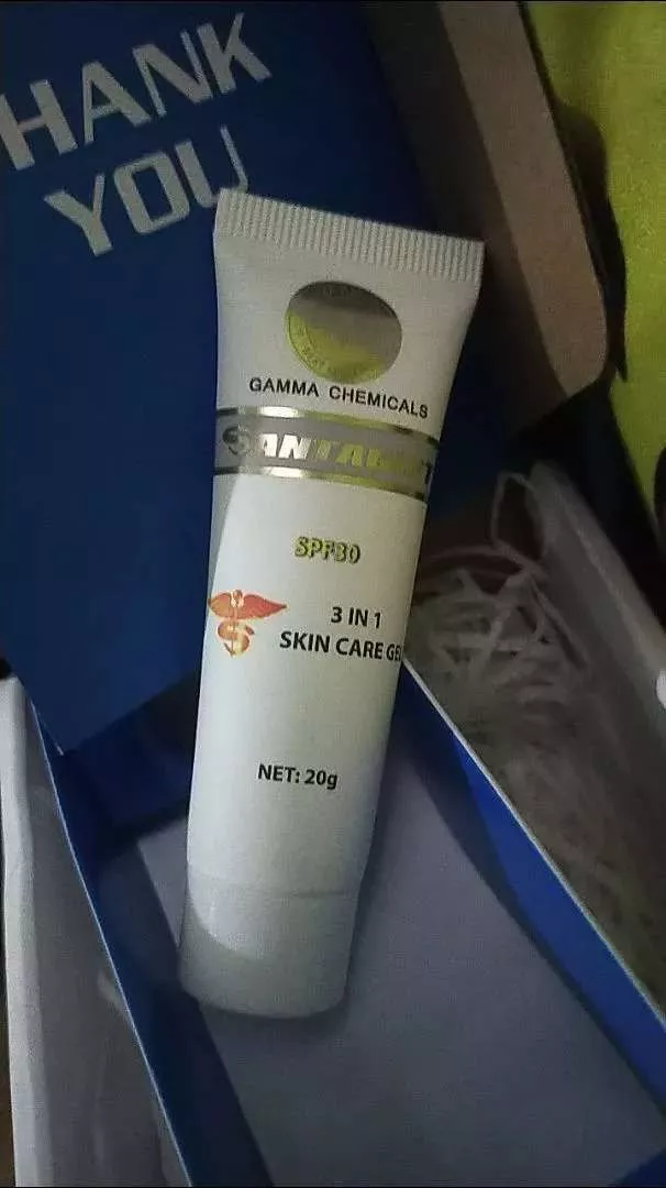 Kem Mụn SANTAGIFT Gel Giảm Mụn ẩn Trứng Cá chấm mụn Ngừa Thâm Mờ Sẹo Dưỡng Da Trắng sáng chống nắng