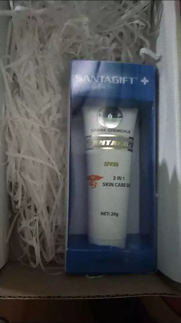 Kem Mụn SANTAGIFT Gel Giảm Mụn ẩn Trứng Cá chấm mụn Ngừa Thâm Mờ Sẹo Dưỡng Da Trắng sáng chống nắng