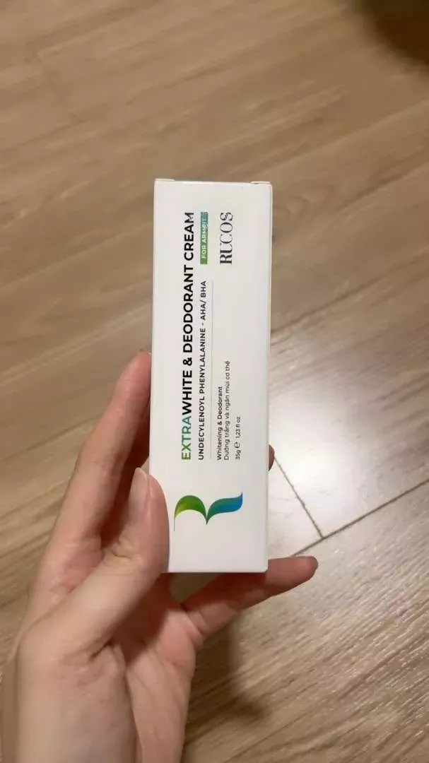 Kem trắng nách khử mùi, giảm thâm vùng mông, nách, bẹn Extra White & Deodorant Rucos