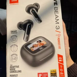 Tai Nghe True Wireless JBL Live Beam 3 có màn hình cảm ứng - Hàng Chính Hãng