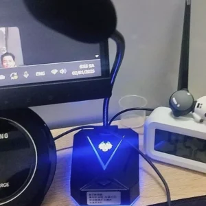 Micro Máy Tính, Laptop MK10 LED RGB Thu Âm Chống Nhiễu Kết Nối Jack USB Hoặc 3.5mm Dùng Live Stream