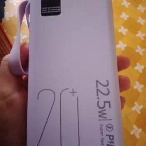 Bộ sạc dự phòng mini GOOJODOQ 22,5w Màn hình LED 20000mAh có chế độ đèn pin