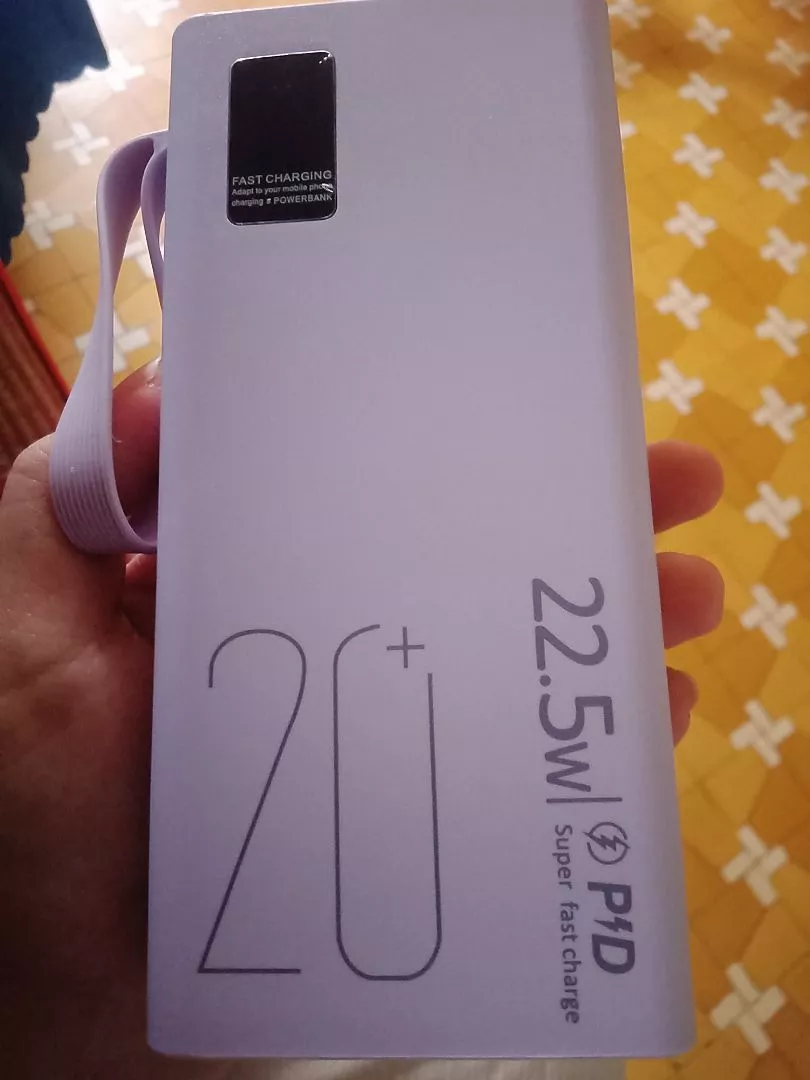 Bộ sạc dự phòng mini GOOJODOQ 22,5w Màn hình LED 20000mAh có chế độ đèn pin