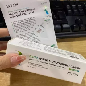 Kem trắng nách khử mùi, giảm thâm vùng mông, nách, bẹn Extra White & Deodorant Rucos