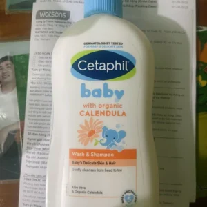 Sữa Tắm Gội Trẻ Em Cetaphil Baby Organic Calendula Tinh Chất Hoa Cúc 400ml