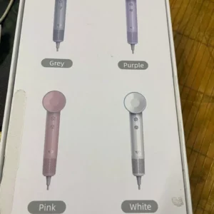 【Bảo hành một năm】GOOJODOQ Máy sấy tóc tốc độ cao có màn hình hiển thị công suất LED 3 tốc độ gió bốn phút để sấy khô Thích hợp cho du lịch và sử dụng tại nhà