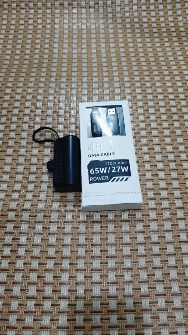 65W Sạc nhanh Đa năng GOOJODOQ, Nhiều cáp USB, Type-C, Micro cho Samsung Huawei