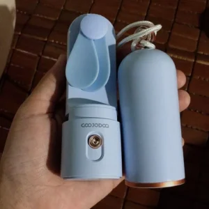 Quạt mini cầm tay GOOJODOQ, 3 tốc độ, cánh quạt bền bỉ sạc Type-c